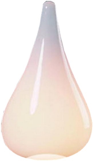 LUXERA 46049 - Cristal de repuesto para lámpara de techo TEARS E27