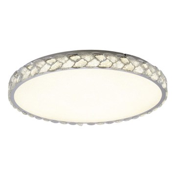 LUXERA 46155 - Plafón LED LARUNA LED/85W/230V 4000K Ø 80 cm cromo mate
