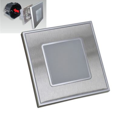 Luxera 48303 - Aplique LED para escaleras 16xLED/1W/230V