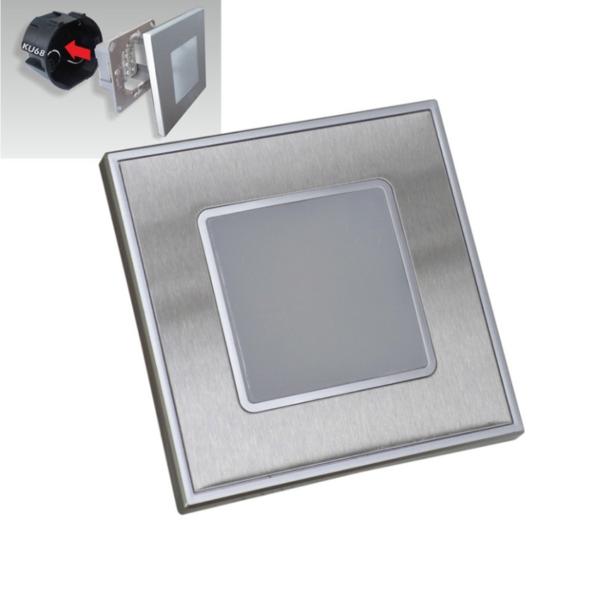 Luxera 48303 - Aplique LED para escaleras 16xLED/1W/230V