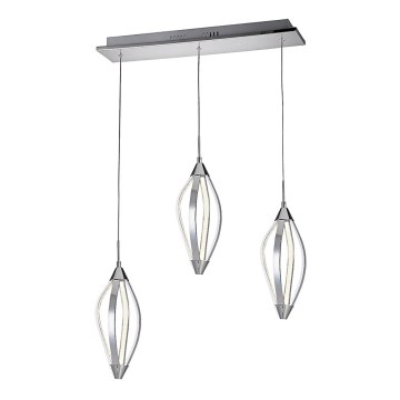 LUXERA 61306 - Lámpara LED colgante SAKURA 3xLED/13,2W/230V