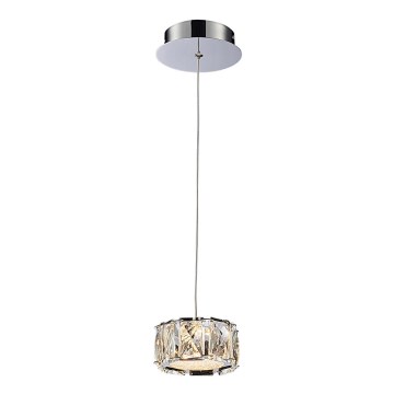 LUXERA 62416 - Lámpara colgante LED cristal KNOX LED/5W/230V