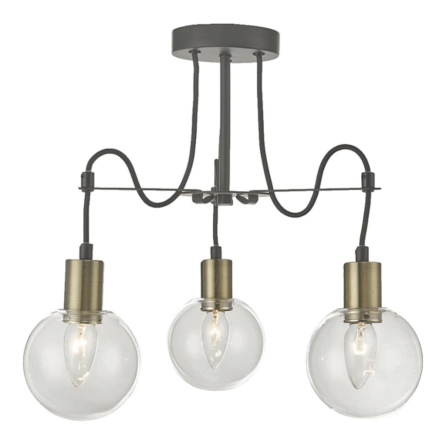 LUXERA 64402 - Lámpara colgante ABRAZO 3xE14/40W/230V