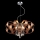 LUXERA 64408 - Araña de cristal RIBBON CRYSTAL 6xG9/33W/230V