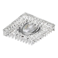 LUXERA 71067 - Iluminación empotrable de techo CRYSTALS 1xGU10/50W/230V