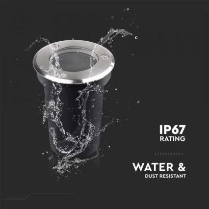 Luz de entrada para exteriores 1xGU10/35W/230V IP67