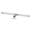 Luz LED 2 en 1 para espejo de baño APA LED/6W/230V 40 cm IP44 cromo brillante