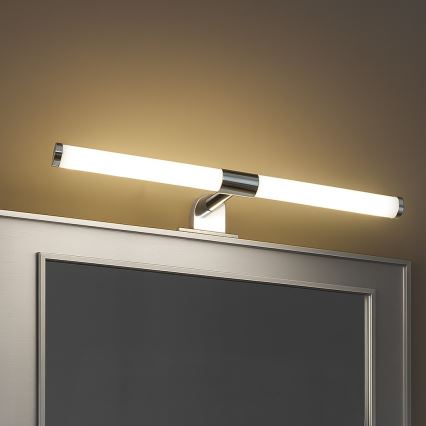 Luz LED 2 en 1 para espejo de baño APA LED/6W/230V 40 cm IP44 cromo brillante