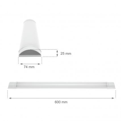 Luz LED bajo mueble VIGA LED/14W/230V 3000K blanca