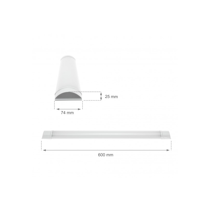 Luz LED bajo mueble VIGA LED/14W/230V 3000K blanca