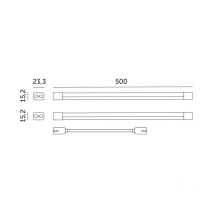 Lámpara LED para cultivo de plantas GROWLY 2xLED/8,5W/230V blanca