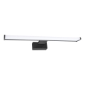 Luz LED para espejo de baño MIRORE LED/8W/230V 40 cm IP44 negra