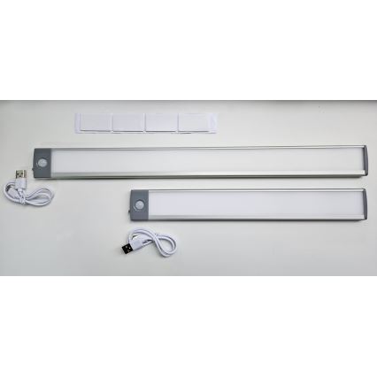 Iluminación LED recargable para muebles con sensor LED/2,5W/5V USB 800 mAh 4200K 32,5 cm