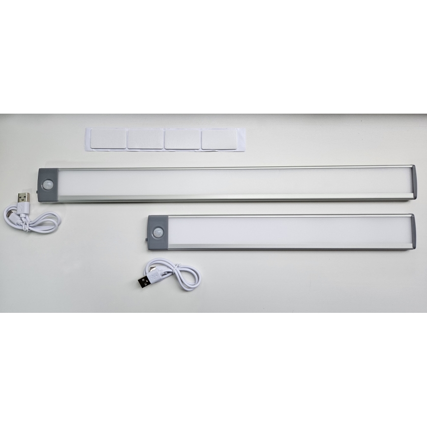 Iluminación LED recargable para muebles con sensor LED/2,5W/5V USB 800 mAh 4200K 32,5 cm