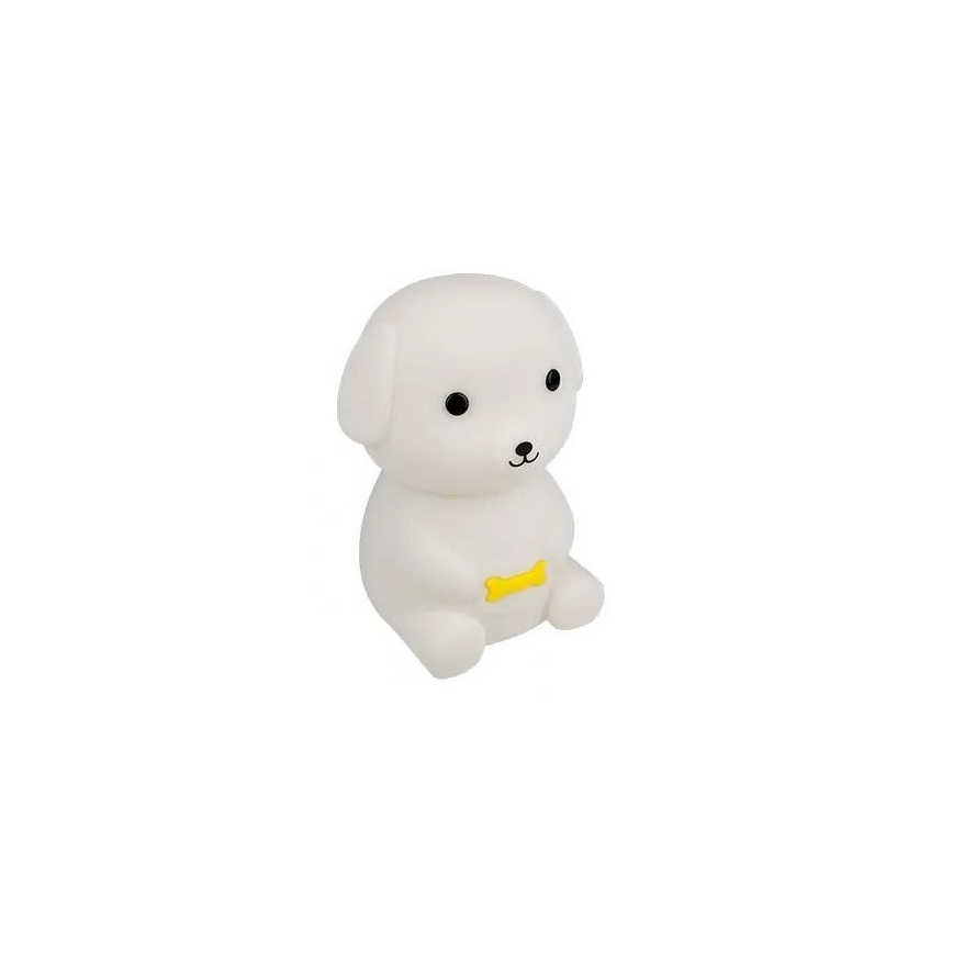 Luz nocturna infantil recargable LED RGBW regulable LED/2,5W/5V 3000K 1200 mAh con diseño de perro