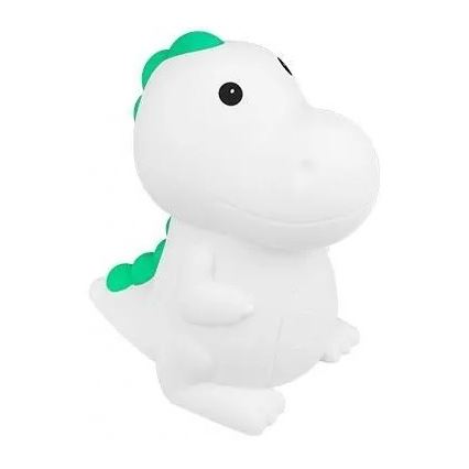 Luz nocturna infantil recargable LED RGBW regulable, LED/2,5W/5V, 3000K, 1200 mAh, dinosaurio