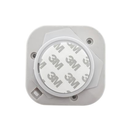 Luz nocturna LED con sensor LED/0,5W/4,5V 3xAAA blanco