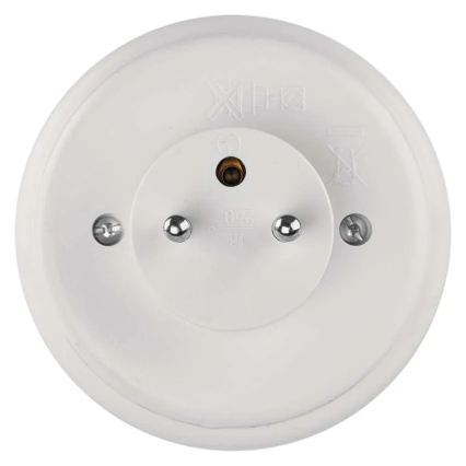 Luz nocturna LED con sensor y toma de corriente LED/0,3W/230V