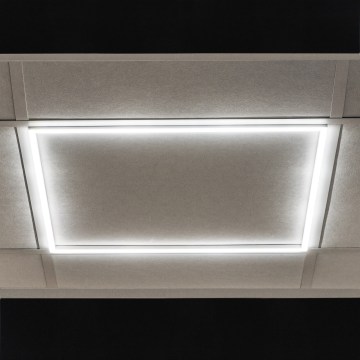 Marco empotrado para techo registrable LED AVAR LED/32W/230V 4000K 59x59 cm