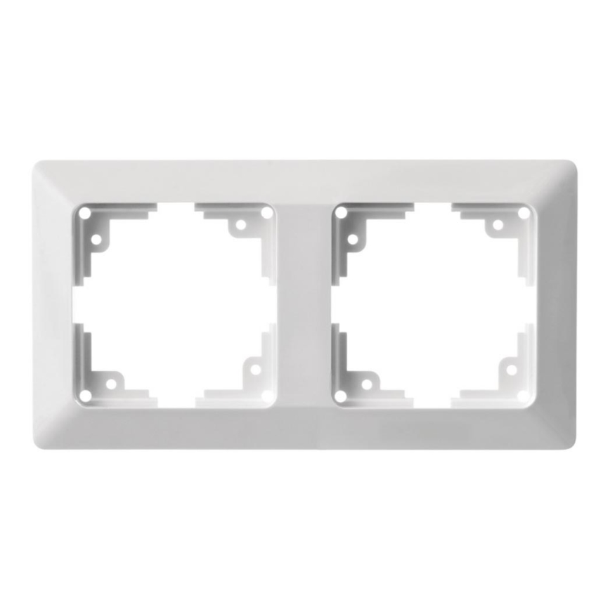 Marco para interruptor 2P blanco