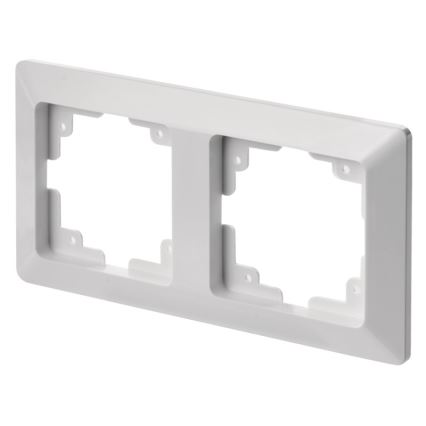Marco para interruptor 2P blanco