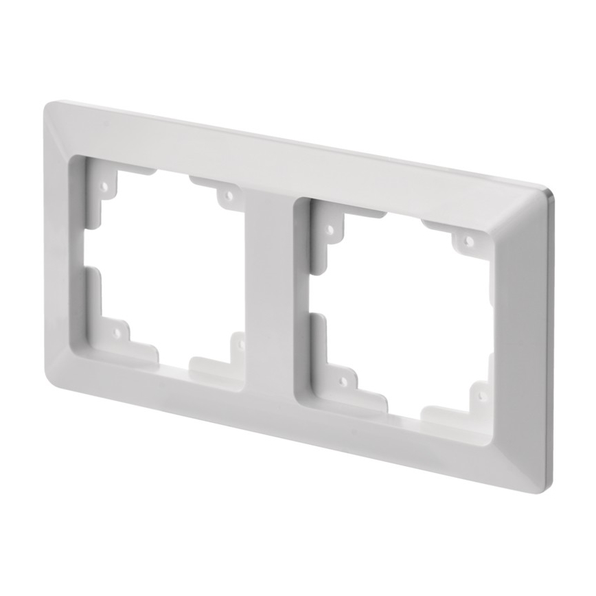 Marco para interruptor 2P blanco