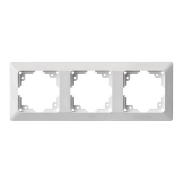 Marco para interruptor 3P blanco