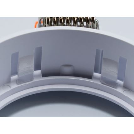 Marco para luminaria empotrada GU10 9x9 cm, blanco