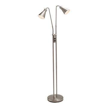 Markslöjd 102241 - Lámpara de pie ODENSE 2xE14/40W/230V