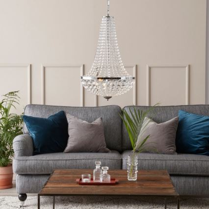 Marpzlöjd 104890 - Lámpara colgante de cristal regulable GRÄNSÖ 2xE14/40W/230V