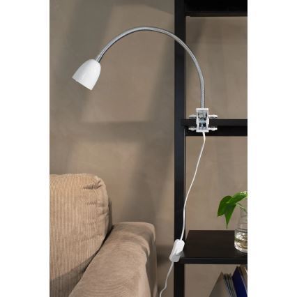 Markslöjd 106091 - Lámpara de mesa LED con clip TULIP LED/3W/230V blanco