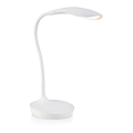 Markslöjd 106093 - LED Lámpara de mesa regulable con USB SWAN LED/4,6W/230V