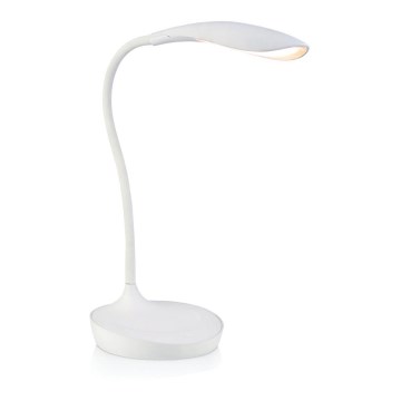 Markslöjd 106093 - LED Lámpara de mesa regulable con USB SWAN LED/4,6W/230V