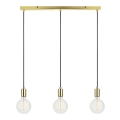 Markslöjd 106335 - Lámpara suspendida con alambre SKY 3xE27/60W/230V