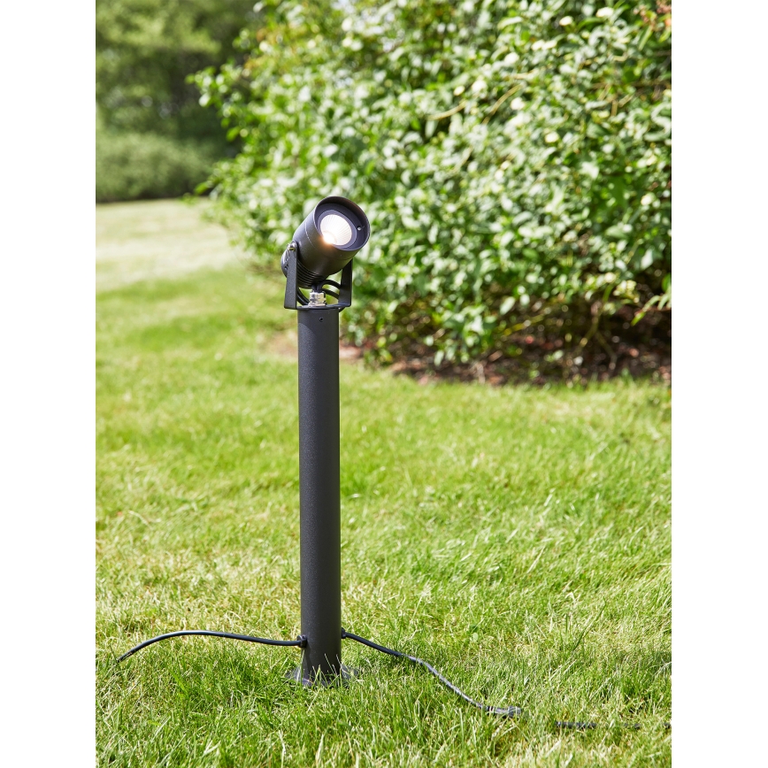 Markslöjd 106932 - Lámpara LED de exterior GARDEN24 LED/6W/24V 86 cm IP44 negra