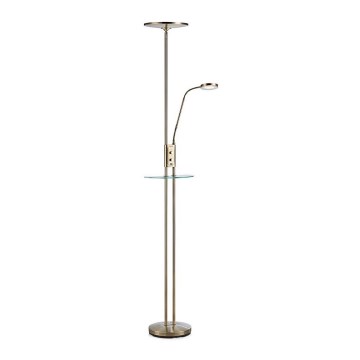 Markslöjd 107009 - LED Lámpara de pie regulable FRIEND LED/18W/230V + LED/5W
