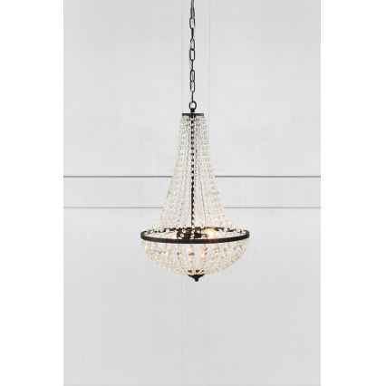 Marpzlöjd 107027 - Lámpara colgante de cristal regulable GRÄNSÖ 2xE14/40W/230V