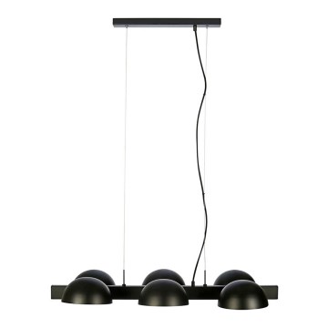 Markslöjd 107138 - Lámpara suspendida con alambre FLAMINGO 6xE14/40W/230V negro
