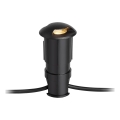 Markslöjd 107289 - Luminaria empotrada LED para exterior GARDEN24 LED/0,8W/24V IP44 negra