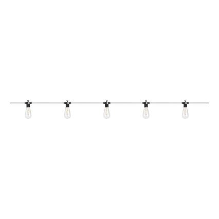 Markslöjd 107293 - Cadena decorativa LED para exterior GIRLANDA GARDEN 10xLED 5,5m IP44