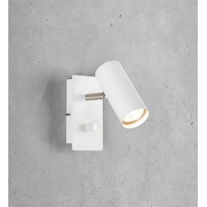 Markslöjd 107346 - Lámpara de pared empotrable regulable BARCELONA 1xGU10/12W/230