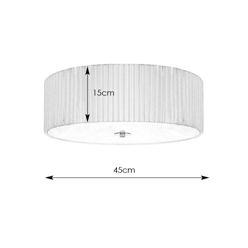 Markslöjd 107862 - Plafón JACKIE 3xE14/40W/230V