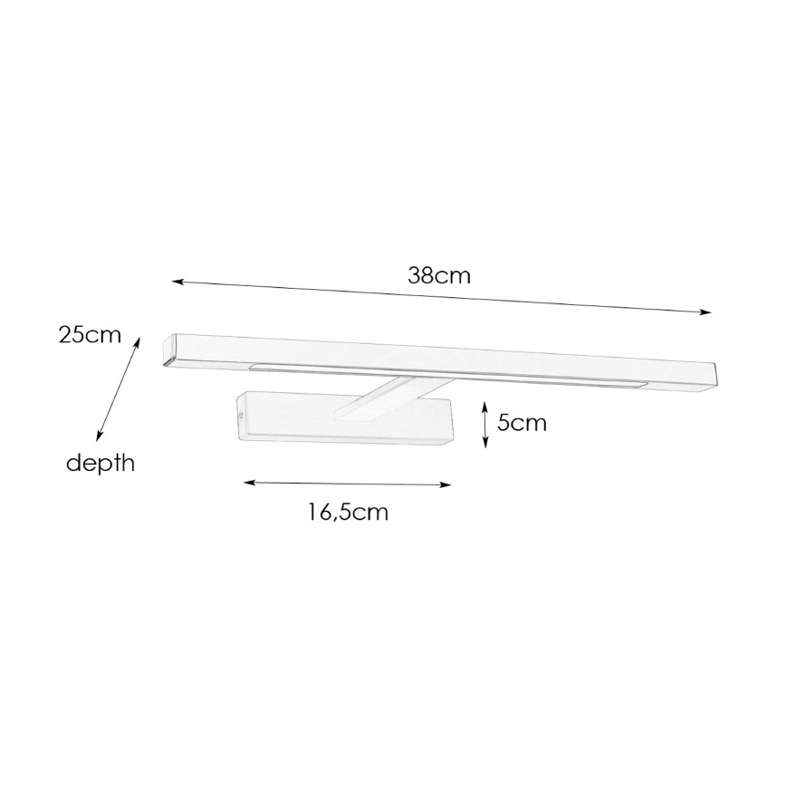 Markslöjd 107910 - Iluminación LED para espejos de baño NEPTUNUS LED/6W/230V