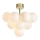 Markslöjd 107912 - Lámpara de techo de superficie MERLOT 13xG9/20W/230V Ø 56 cm blanco/dorado