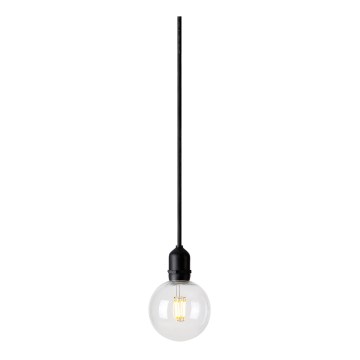 Markslöjd 107989 - Lámpara colgante LED de exterior GARDEN24 LED/2,86W/24V IP44 negra/transparente