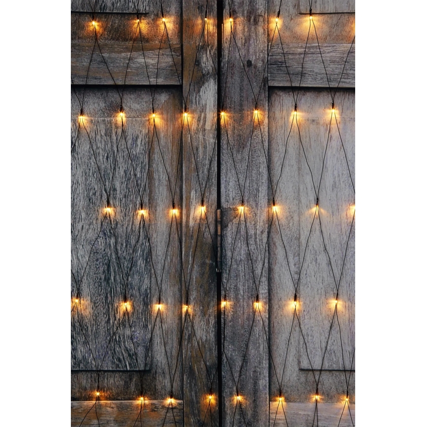 Markslöjd 108178 - Cortina LED navideña para exterior GARDEN24 160xLED/4W/24V 2x2m blanco cálido