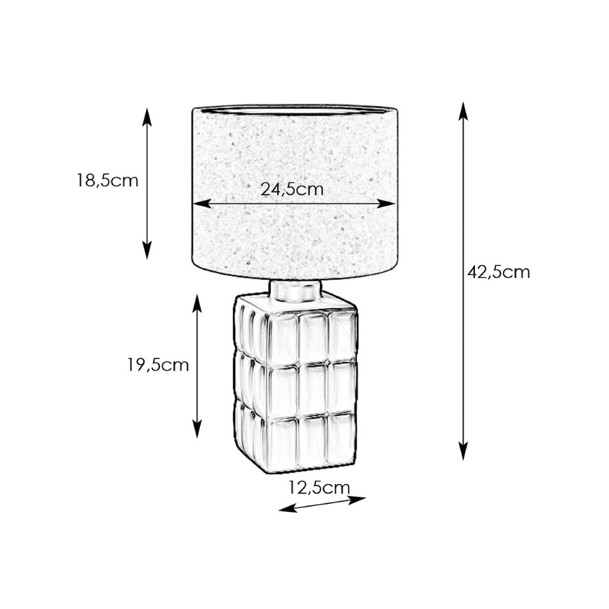 Markslöjd 108248 - Lámpara de mesa CUSCINI 1xE14/40W/230V