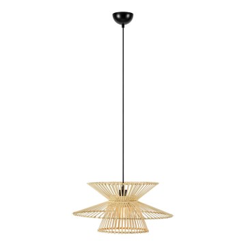 Markslöjd 108785 - Lámpara colgante DUPLICI 1xE27/40W/230V beige/bambú
