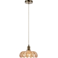 Markslöjd 108858 - Lámpara colgante KURAGE 1xE27/40W/230V latón/beige ahumado