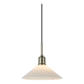 Markslöjd 108867 - Lámpara colgante VELA 1xE27/40W/230V latón/blanco
